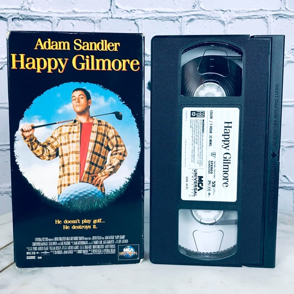 Happy Gilmore Starting Adam Sandler Vintage 1996 VHS Movie - Picture 2 of 5